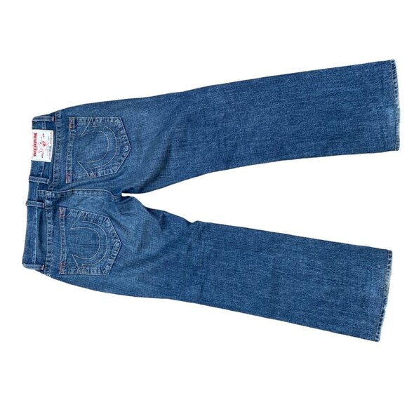 Vintage True Religion Jeans Size 33 LOGAN Blue - Picture 4 of 6